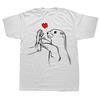 Funny Sea Lion Seals Graphic T Shirts Men Women Pure Cotton Humor Streetwear Tee Shirt Short Sleeve Unisex Loose Clothing