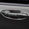 Car Door Sticker Carbon Fiber Scratches Auto Handle Protection Film for Toyota TRD GR Yaris Hilux Corolla Prius Avensis Emblem Auris