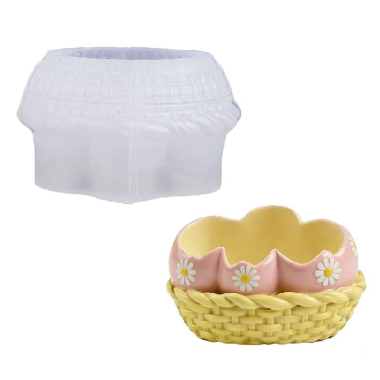 

Multi Purpose Eggs Nest Silicone Mold For Crafts Decoration Planter Making Mould for Creative Handmade Projects 1