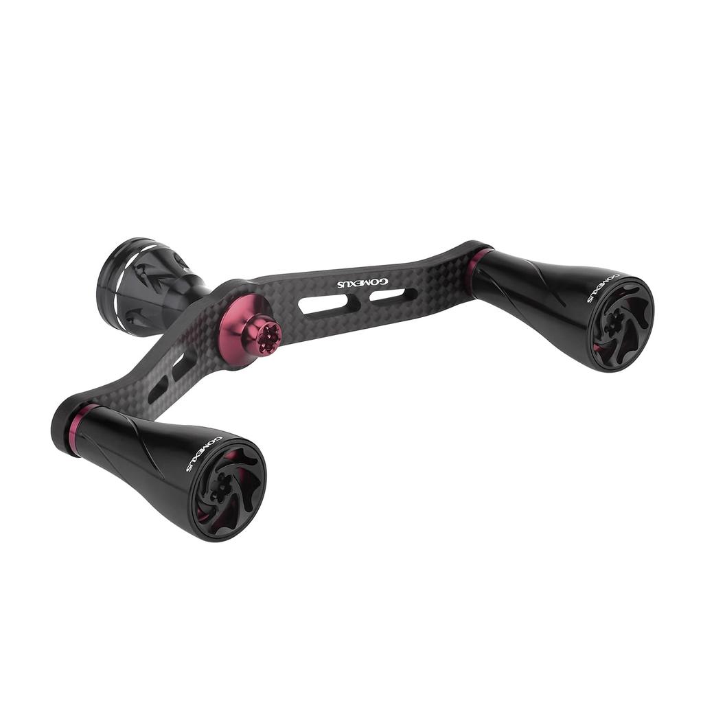 Gomexus FY98 Rollengriff aus Carbon Kompatibel mit Daiwa Spinnrolle Rolle Doppelgriff Gekkabijin Caldia Emeraldas Ersatz 98mm mit