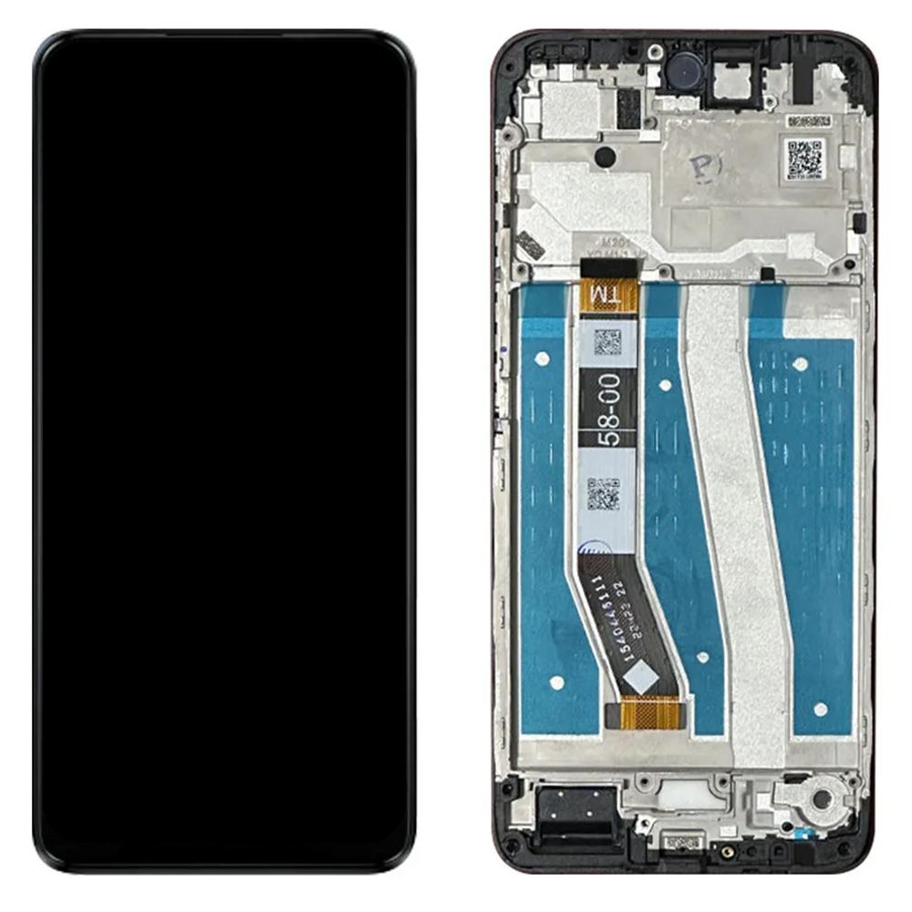 

For Motorola Moto G14 4G Grade B LCD Screen and Digitizer Assembly+Frame Replacement Part (without Logo) Blue