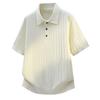 Short Sleeve Sweater Lapel Polo T-Shirt