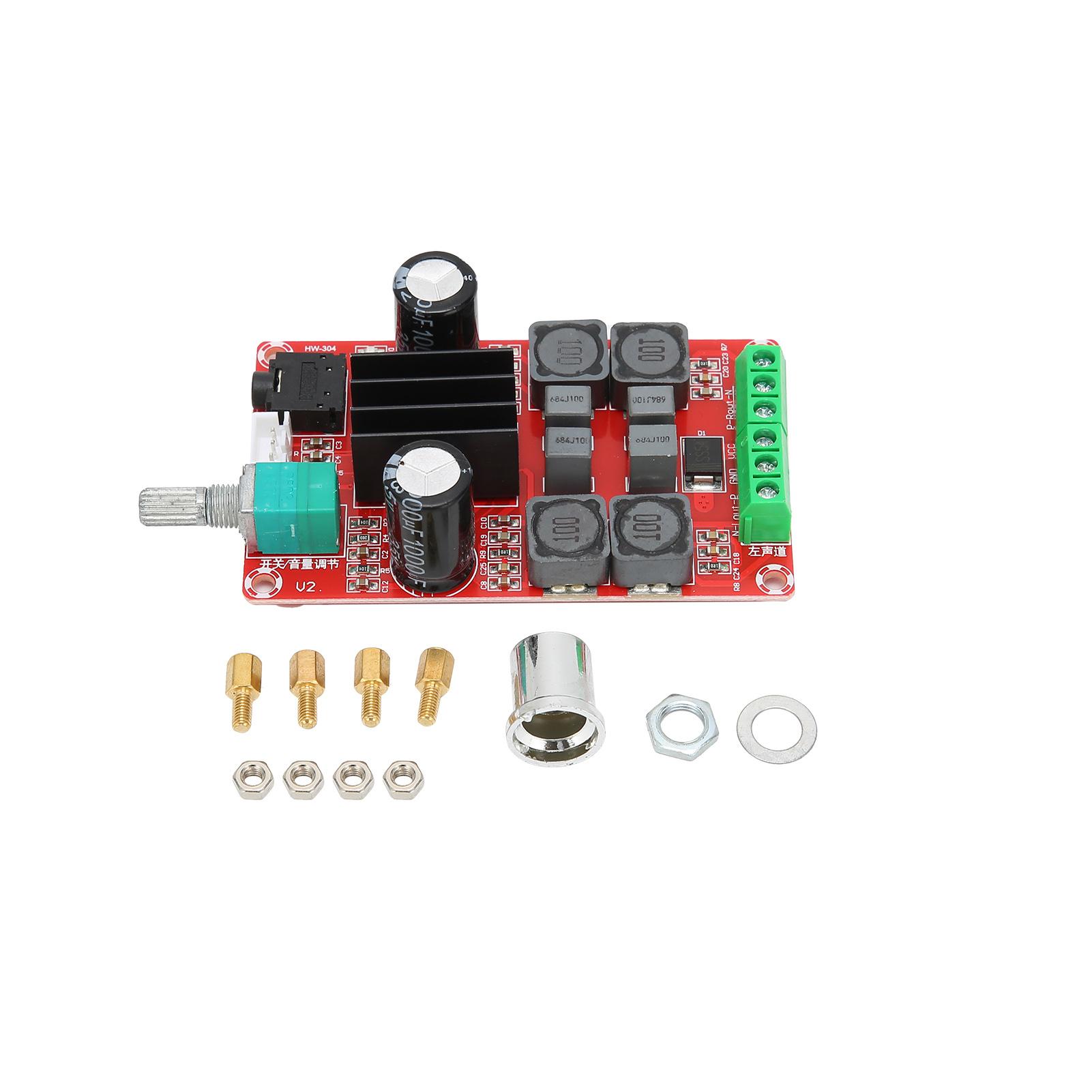 

XHM189 2x50W Цифрова підсилювальна плата DC24V TPA3116D2 Двоканальна стерео плата підсилювача потужності