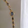 Vintage Watch Oval Quartz Waterproof Watches Women's Bracelet Wristwatch