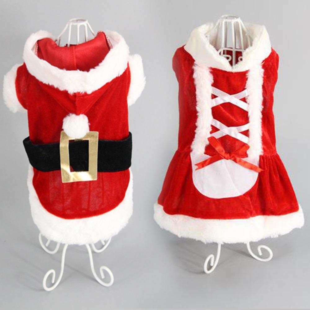 Pet Dog Christmas Transformation Santa Claus Clothing Classic Dog Pet Christmas Jacket
