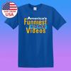 America's Funniest Home Video Retro TV Show Men's Blue Size S-5XL