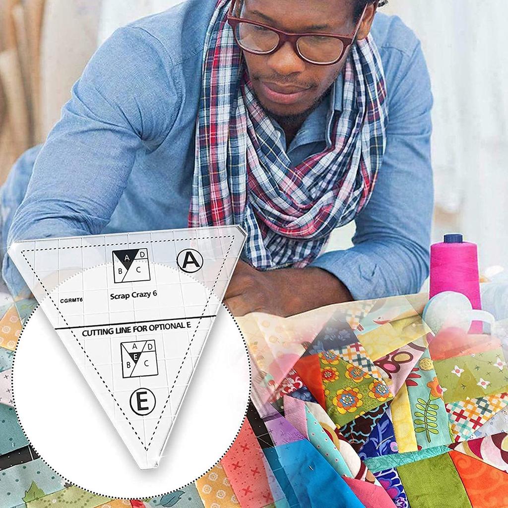 Creative Quilting Cutting Template, 3/4/5 Pack Template Sewing Machine Ruler