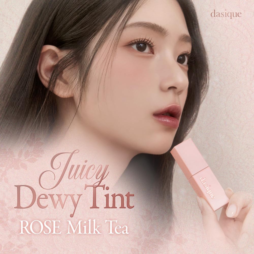 Daisyk Juicy Dewy Tint Juicy Dewy Rose Negru "Oficial" Tinctură/Ruj/Tinctură/Tinctură (#26 Ceai)