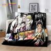 Anime Hunter×Hunter VxH kreslená měkká plyšová deka, flanelová deka přehoz do obývacího pokoje Ložnice Pohovka Pohovka Piknikový kryt