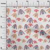 oneOone Cotton Flex Baby Pink Fabric Clothes Kids Sewing Craft Projects Fabric Prints By Yard 40 Inch
