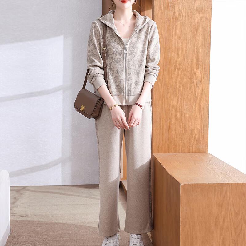 

XUEXI Женский осенний повседневный худи и спортивные штаны 3XL