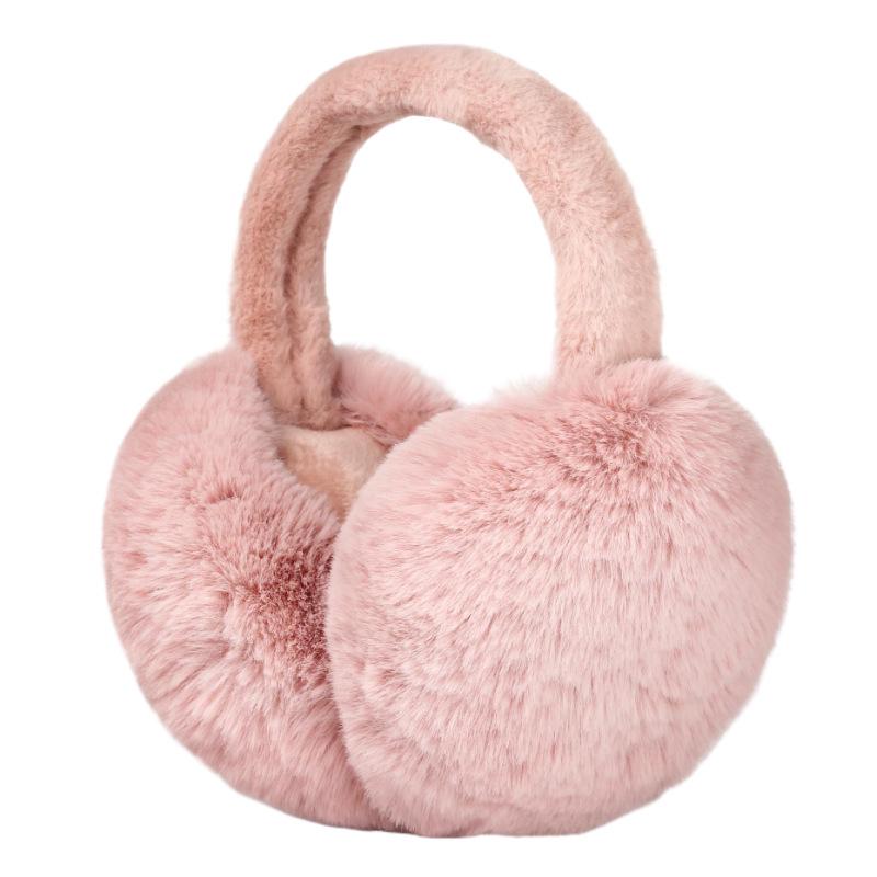 Foldable Faux Fur Winter Earmuffs for Women & Girls - Cute, Warm, Outdoor Ear Warmers