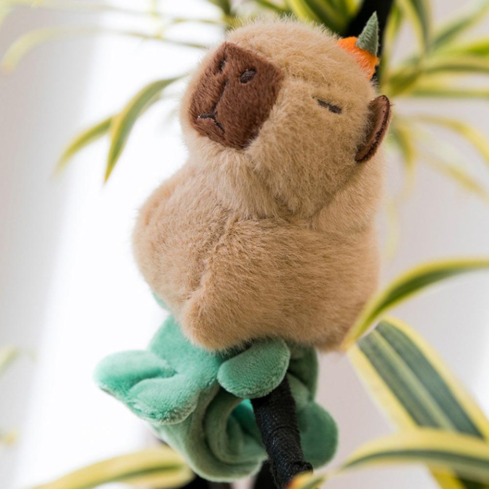 Turtle Capybara Plush Hand Ring Crocodile Animal Plush Slap Bracelet  Kids