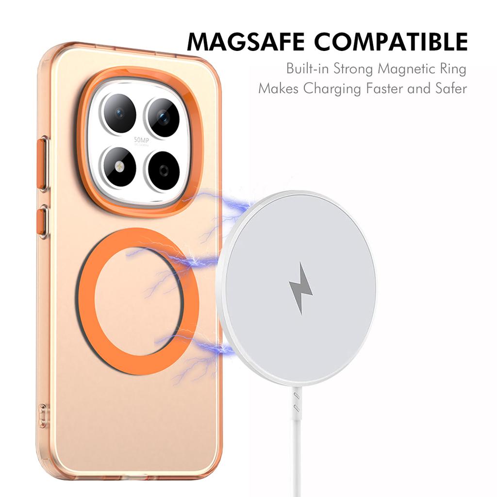 For Xiaomi Redmi Note 15 Pro 5G (Global) Magnetic Case with 9H Tempered Glass ENKAY HAT PRINCE PC TPU Phone Cover