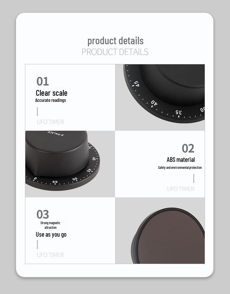 Mechaniczny minutnik kuchenny ze stali nierdzewnej: Menedżer czasu gotowania i nauki