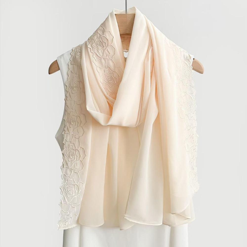 Elegant Headscarf Chiffon Hijab Scarf Versatile Women Turban  for Women