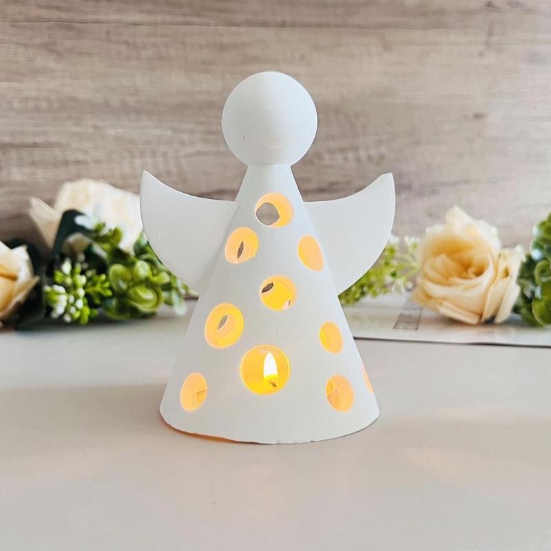 Liebevolle Figur Engelsförmiges Formset Robustes Silikon Modeaccessoire Tragbar für Kinder über 3 und Erwachsene