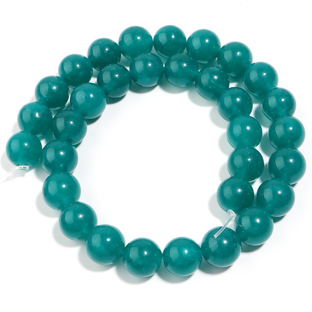 4 6 8 10 12mm Natural Stone Water Blue Chalcedony Beads Round Loose Beads For Jewelry Making DIY Necklace Bracelet Accessories