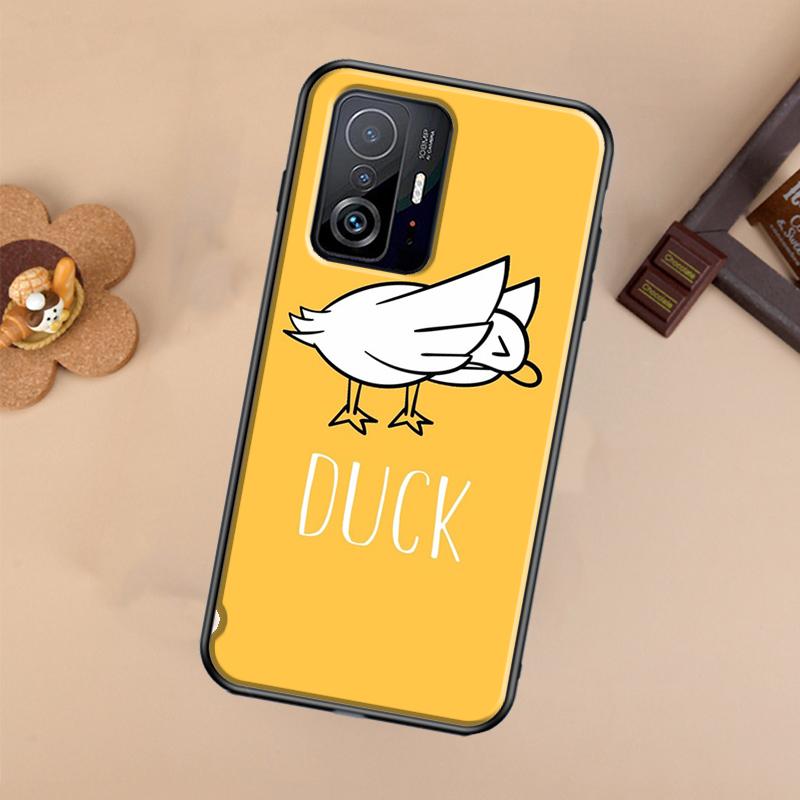 Coque Canard Dessin Animé Drôle Pour Xiaomi 14T 11T 12T 13T Pro 13 14 Ultra POCO X7 Pro X3 X5 F3 F5 F6 M6 X6 Pro Housse