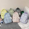 Schoolbag large capacity casual backpack Korean version ins college style schoolbag female junior high school students cute small fresh backpack