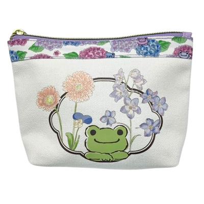 Nakajima Corporation Nakladá Žabu Hibiya Kadan Kvetinová Kozmetická Taštička V13 x Š19 x H5cm 211286-25