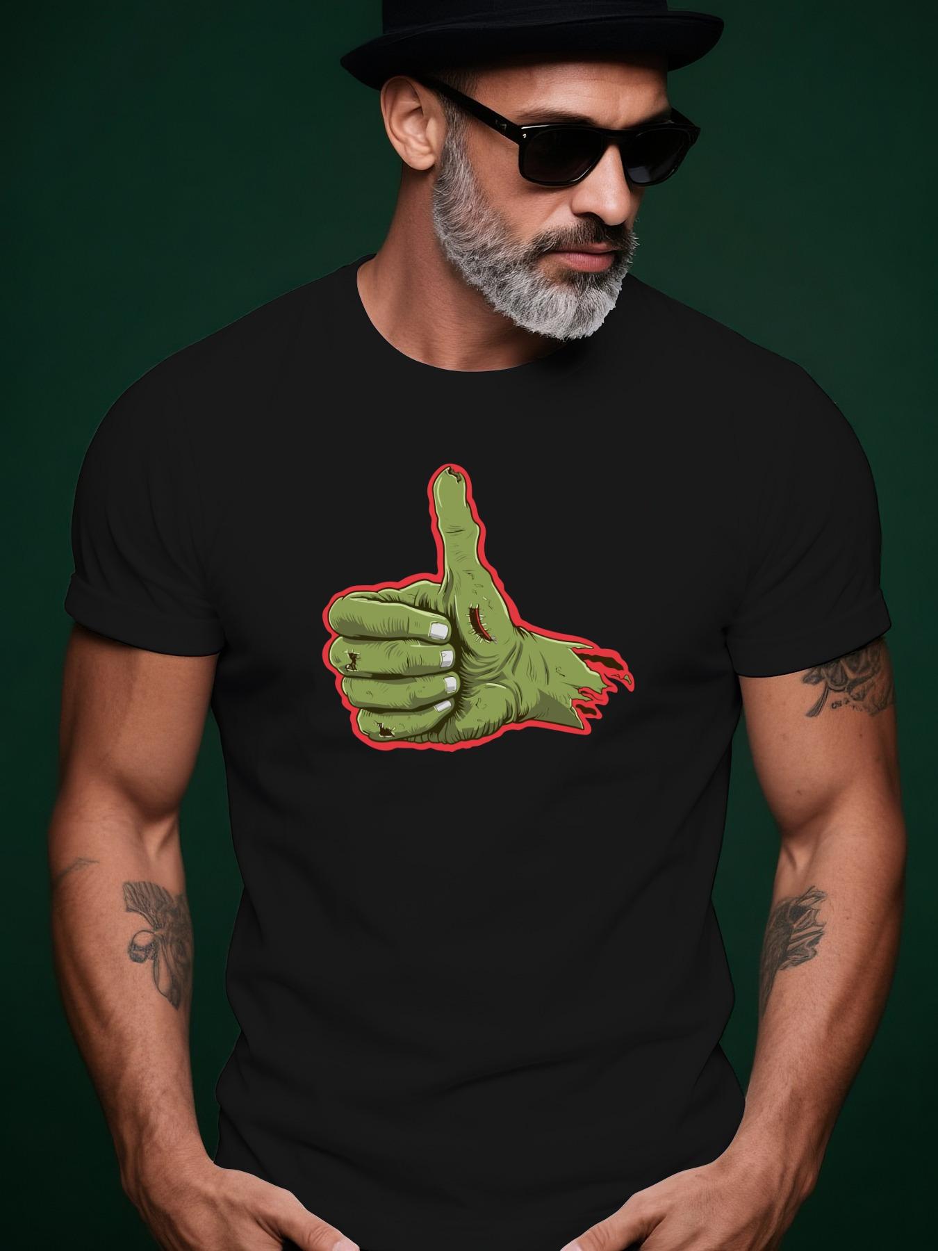 Short Sleeve Tshirt - Summer Round Neck Solid Green Tee XXL