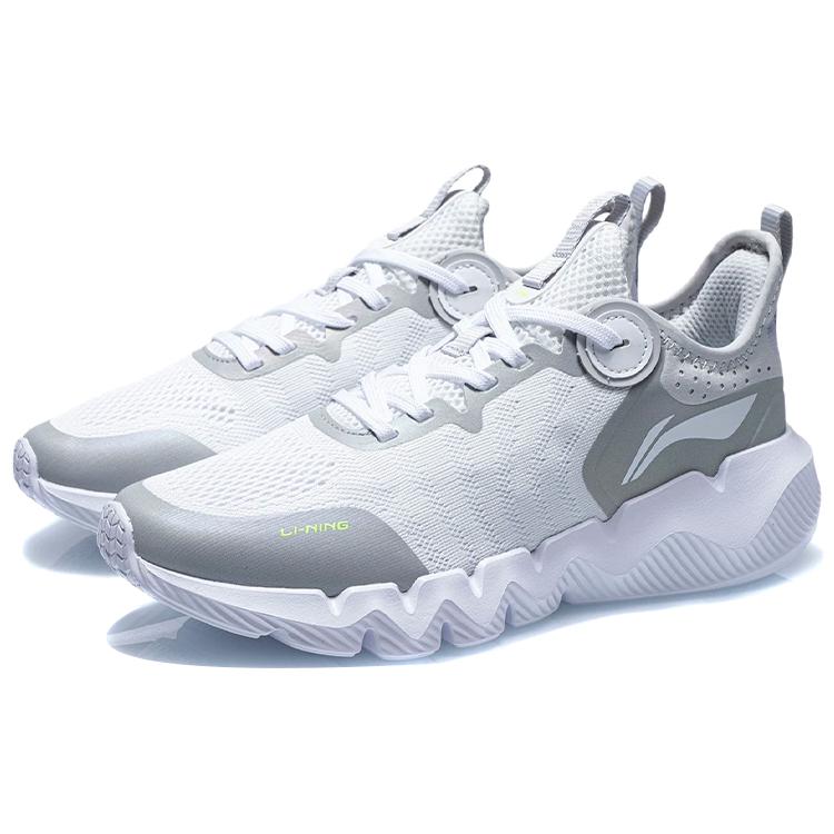 Li Ning LN Fle Lightweight And Breathable, Flexible And Durable Low top Casual Shoes Women's White ARKR006-2