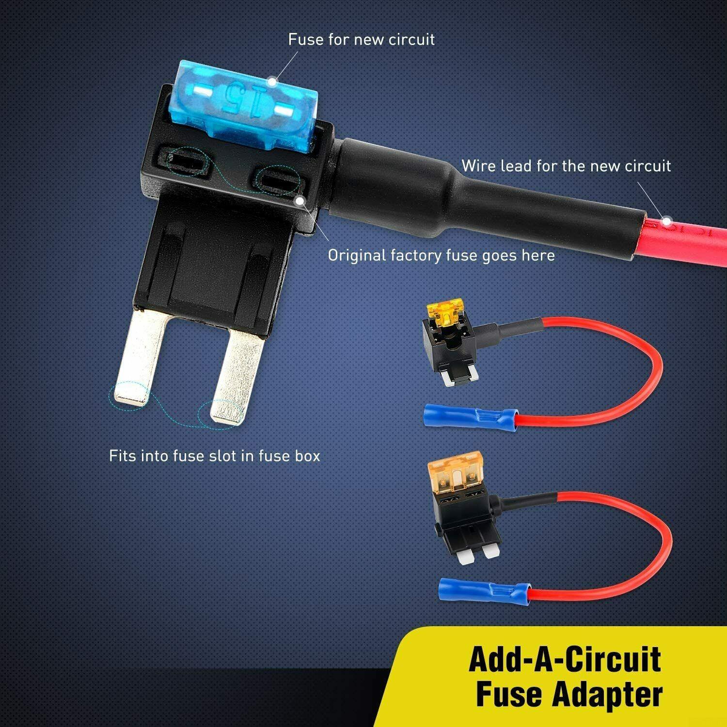 

Адаптер предохранителя ABS Plastic Дополнительная цепь FuseAdapter