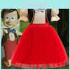 Pinocchio Princess Girl Dress Set With Milk Silk Fabric For Stage Performance And Party Dress Up
