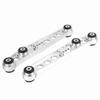 Rear Lower Control Arms Subframe Brace Kit for Honda Civic 92 95 (Silver)