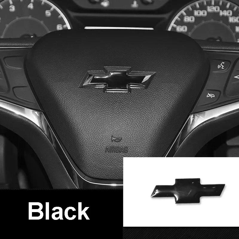 Наклейка-эмблема на центр руля автомобиля для Chevrolet Cruze Spark Aveo Sail Orlando Sonic Corvette Orlando Cobalt Malibu Trax чёрный