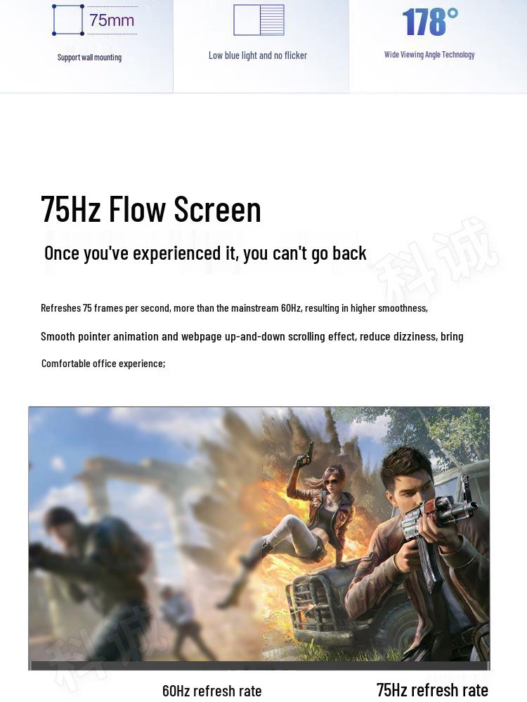 24" HD LCD IPS Monitor with DVI Interface (Available In 19"/22"/27")