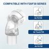 Respiratory Mask Clip-on Adapter Replacement Part ABS Breathing Tube Connector Most CPAP Machine and Respiratory