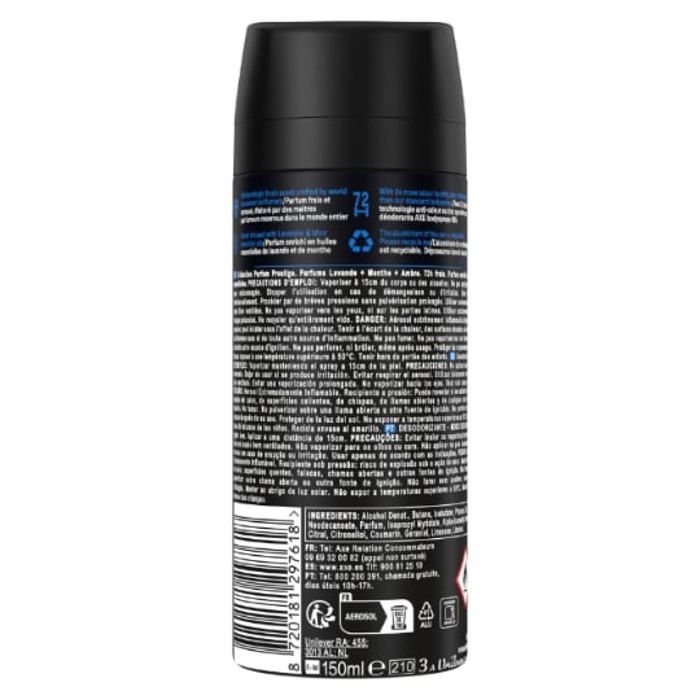 Déodorant - AXE - Blue Lavender - Anti-Transpirant - 150mL - Parfum Prestige