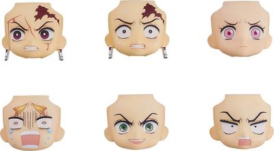 Nendoroid More Demon Slayer: Kimetsu No Yaiba Swap Faces Demon Slayer: Kimetsu No Yaiba 01 Non-scale Plastic Painted Trading Figures Box of 6