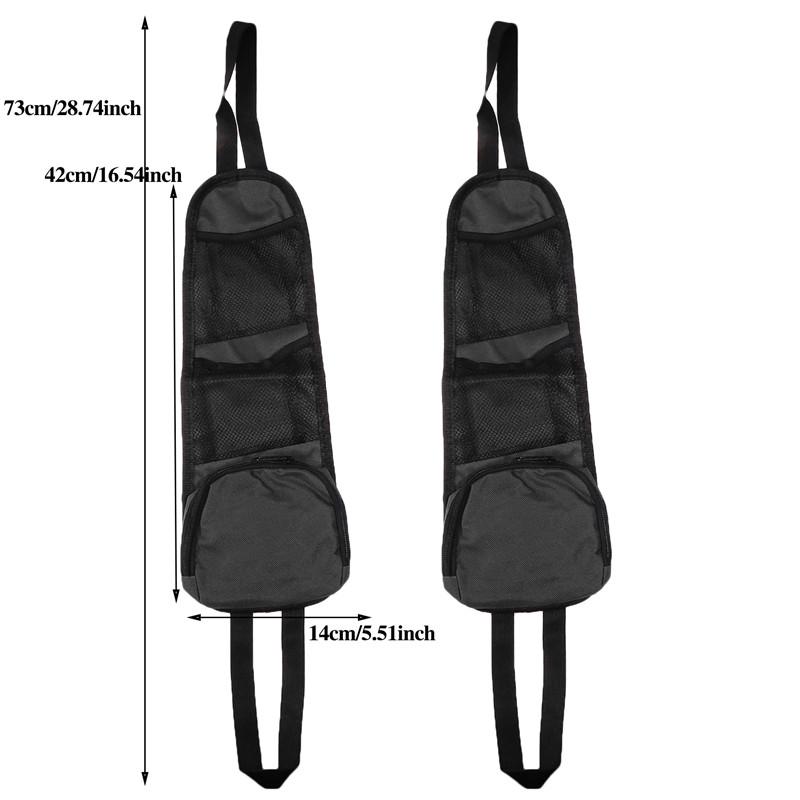 Borsa da appendere per riporre gli oggetti laterali del sedile automatico, supporto multitasche, tasca in rete, organizer per lo styling dell'auto