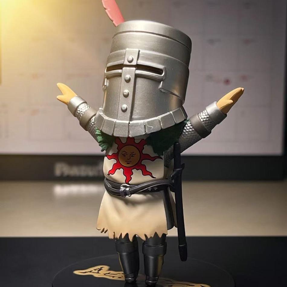 4Style Q Version Dark Souls Figure Fire Keeper Artorias Solaire Onion Knight Chibi Action Figure Collection Model Toys
