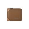 Solid Color Men's Wallet PU Leather Coin Purse Card Bag Business Card Holder  Daily