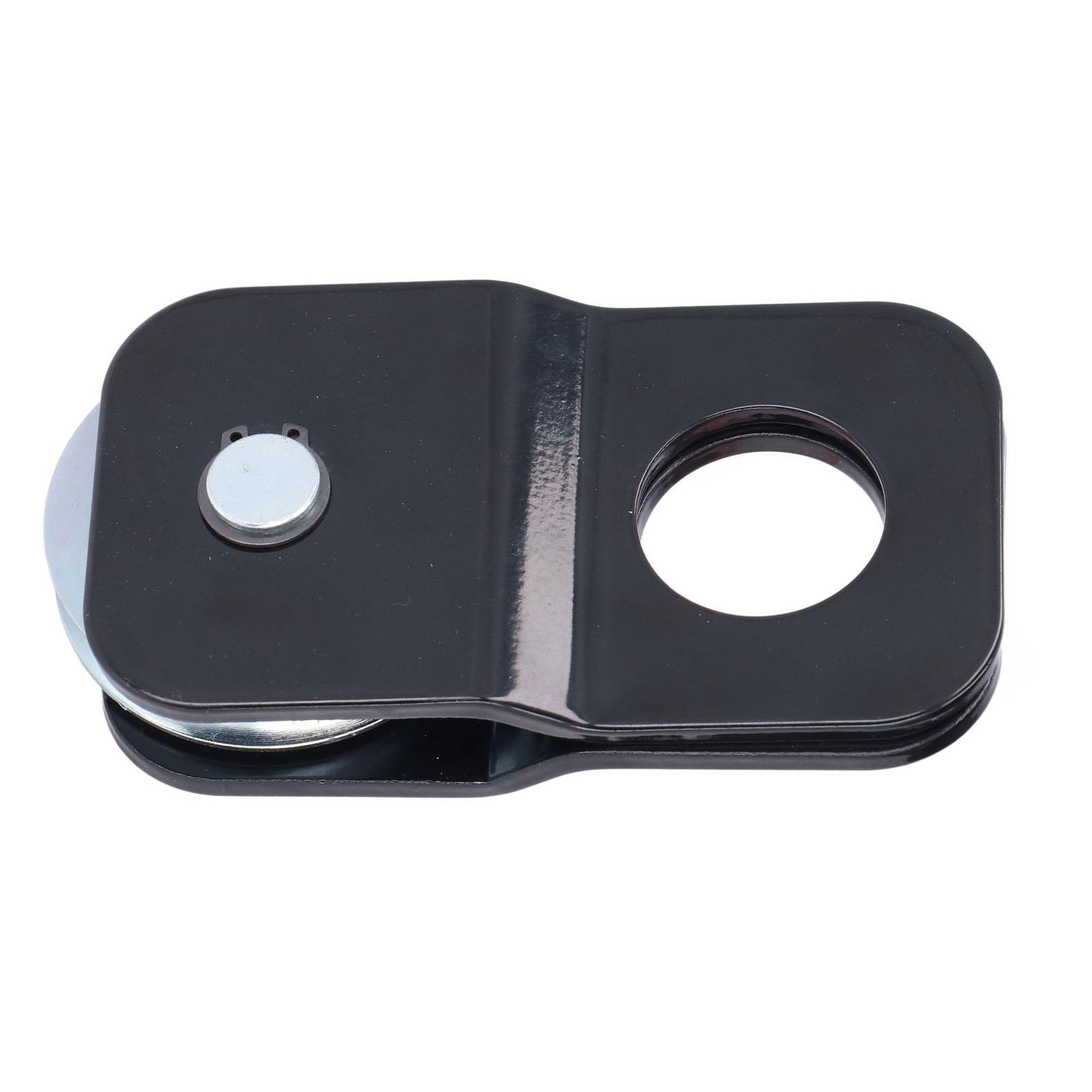 

4 Tons 8800lbs Load Capacity Winch Pulley Snatch Block High Tensile Strength Steel Black for Offroad Recovery
