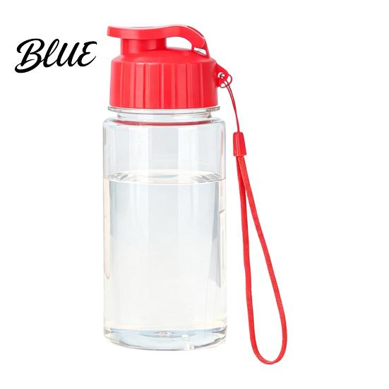 Leak-proof Water Bottle Sports Bottle with Flip Lid And Lanyard Portable PET Office Daily Jug Cup Lightweight Fitness Jug for Gym School Students