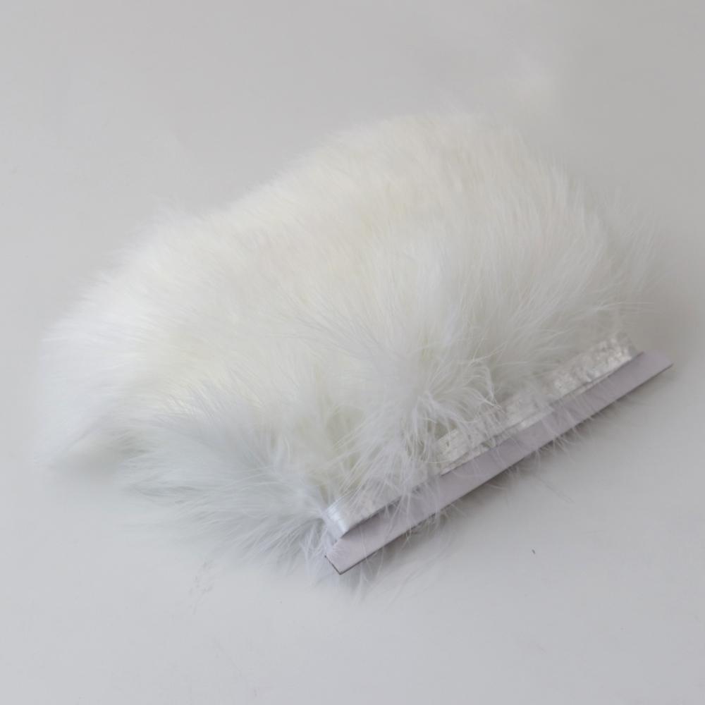 1Meter Fluffy Turkey Feathers Trim Fringe Ribbon 8-10Cm Marabou Feather For Craft Fringe Sewing Wedding Party Clothing Dress