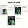 Salad Fingers 2D Flat Pattern Flannel Blanket High quality All Seasons Warmth and Comfort Perfect for Christmas Gifts.MMT0918350