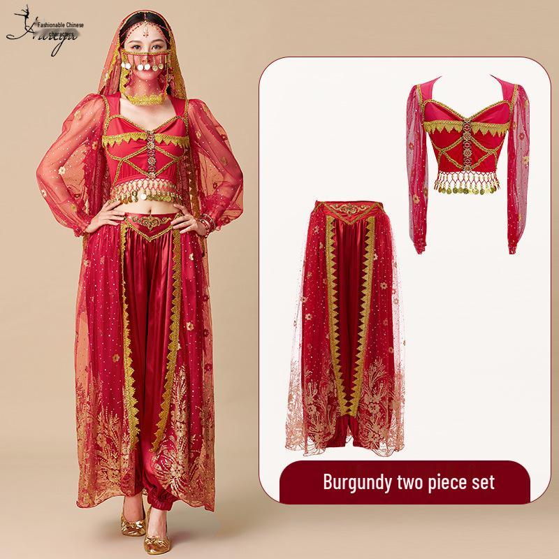 Halloween Jasmine-Inspired Adult Dance Costume Set