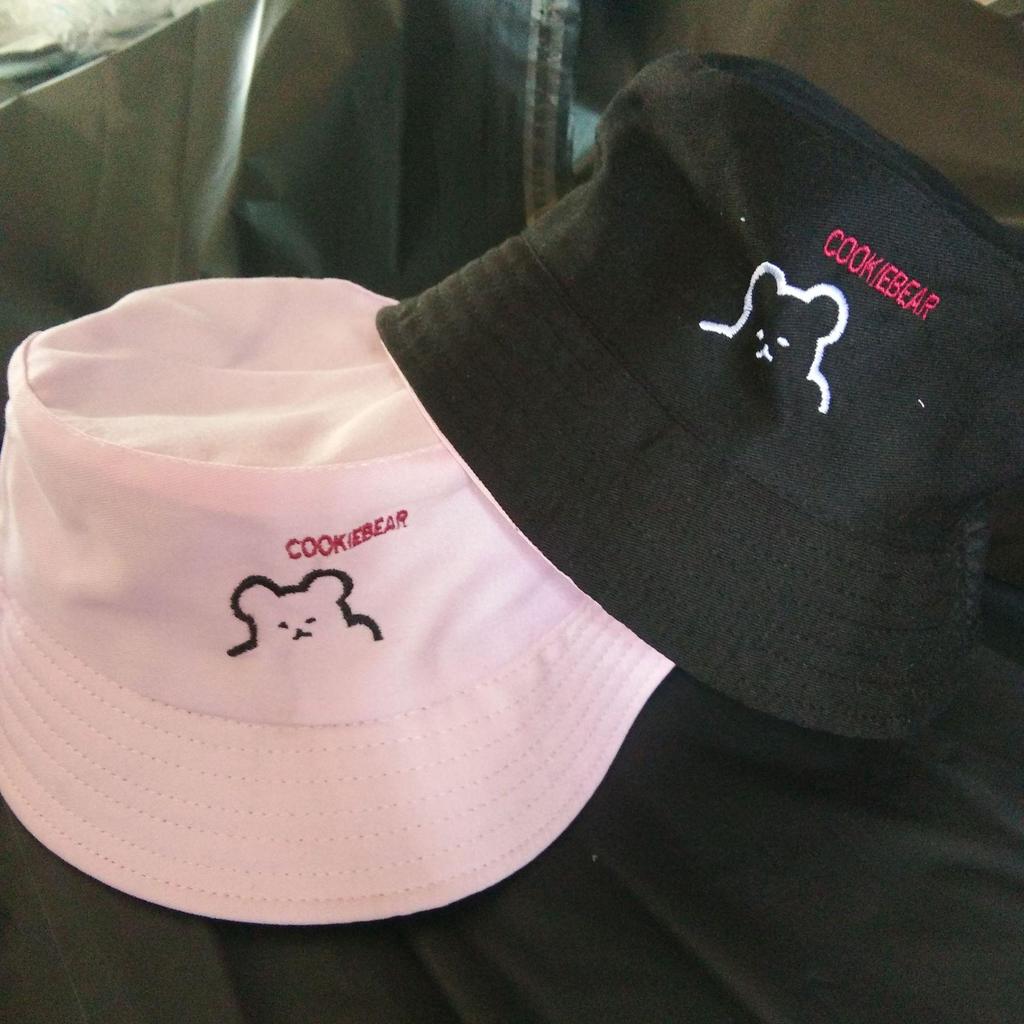 Women's Double-Sided Smiley Face Bucket Hat - Sun Protection, Korean Style, Embroidered, Large Brim