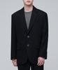 Musinsa Standard Wool Flannel Oversized Blazer [Black]
