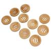 Round Soap Tray Wood High Intensity Natural Plate Rack Soap Dish Storage Holder Store Soap Wood Soap Tray 10pcs