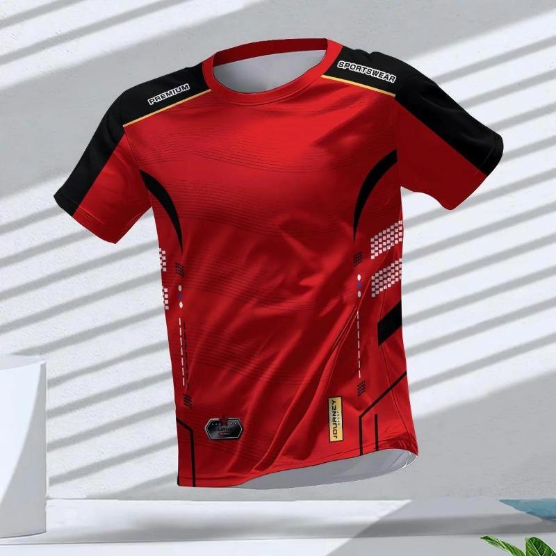 Men's T-shirts Sport Running T-shirt Men g Breathable Short Sleeve Round Neck Gym top Outdoor Workout Men Clothing