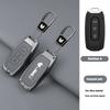 Zinc Alloy Leather Car  Remote Key Cover Case Shell For Jmc Yuhu 7 Fushun Yusheng S350 Holder Protector Keychain Auto Accessorie