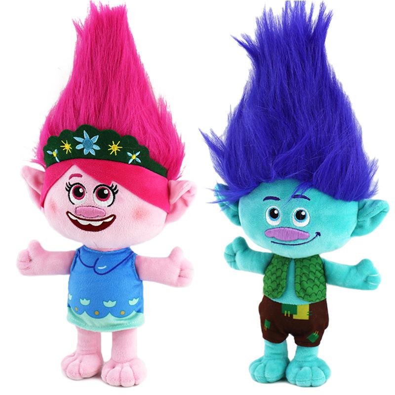 (Poppy) 118 In Trolls Band Together Branch Plush Toy Soft Doll Room Decor Gifts