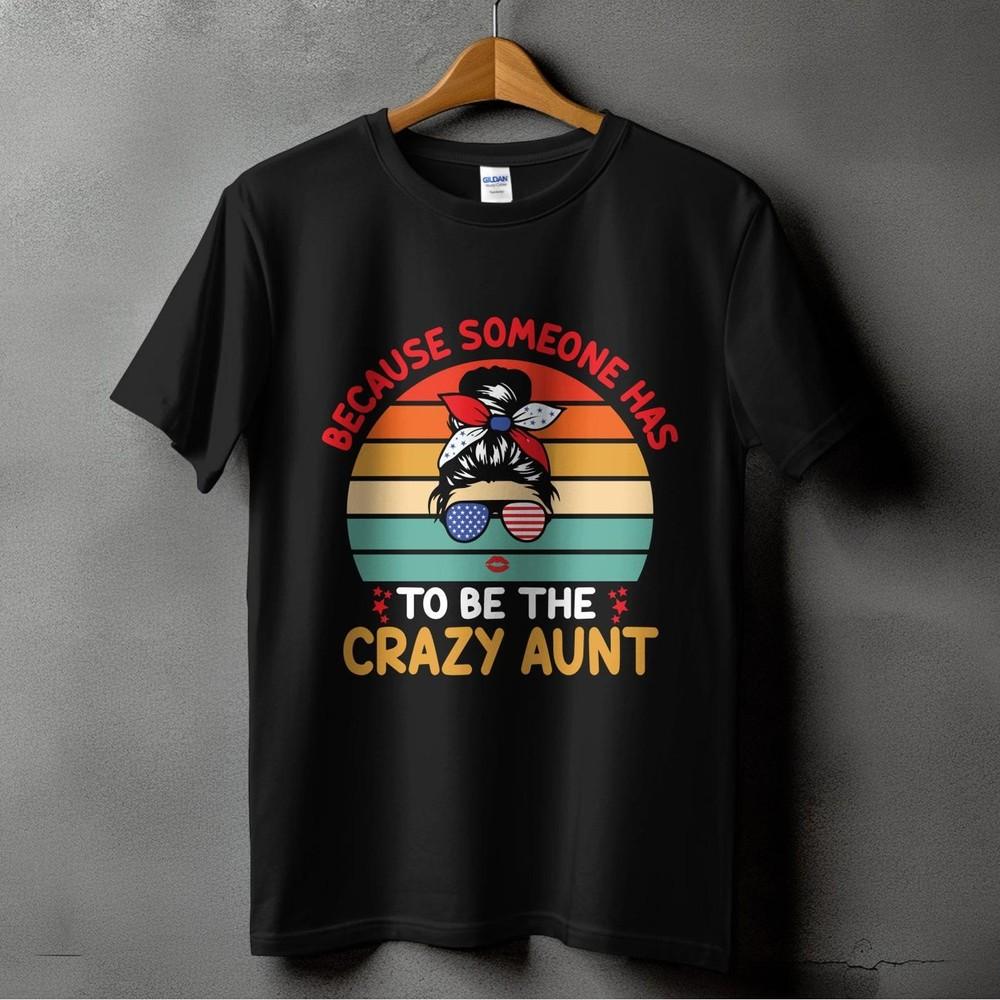 

Funny Crazy Aunt T-Shirt – Vintage Retro Gift for Nieces, Auntie Tee Unisex T-Shirt XXL